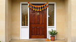 VedicTithi 3-Foot Artificial Marigold Toran for Door, Traditional Indian Festival Decor, Festive Hanging Flower Garland for Diwali, Wedding, and Pooja Room Entrance