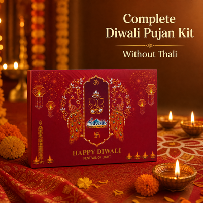 Diwali Pujan Samagri Kit (Large Edition) – Complete 35-Item Set for Lakshmi Puja