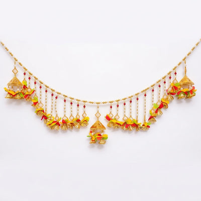 Toran for Entrance Door Golden Indian Bandarwar Hanging