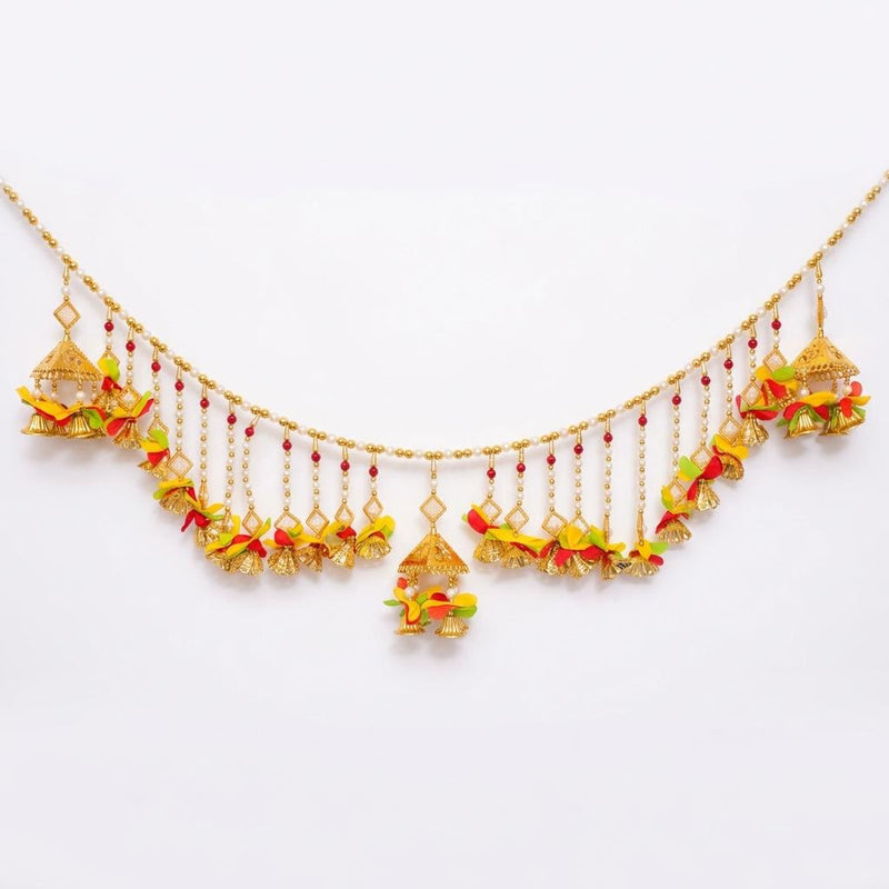 Toran for Entrance Door Golden Indian Bandarwar Hanging