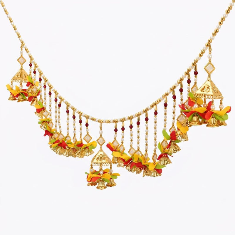 Toran for Entrance Door Golden Indian Bandarwar Hanging
