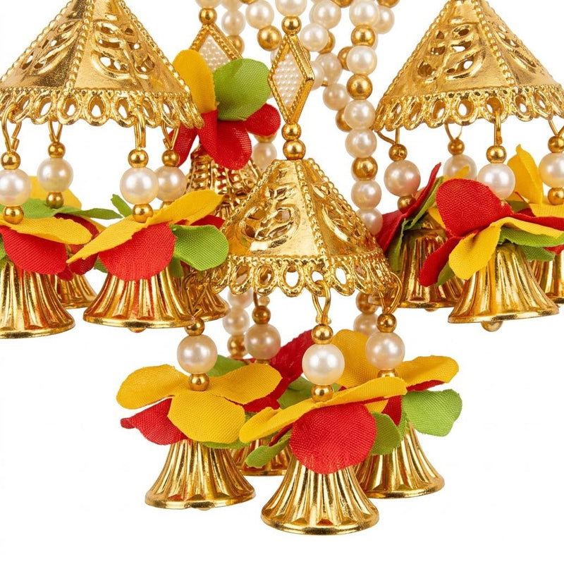 Toran for Entrance Door Golden Indian Bandarwar Hanging