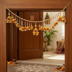 Toran for Entrance Door Golden Indian Bandarwar Hanging